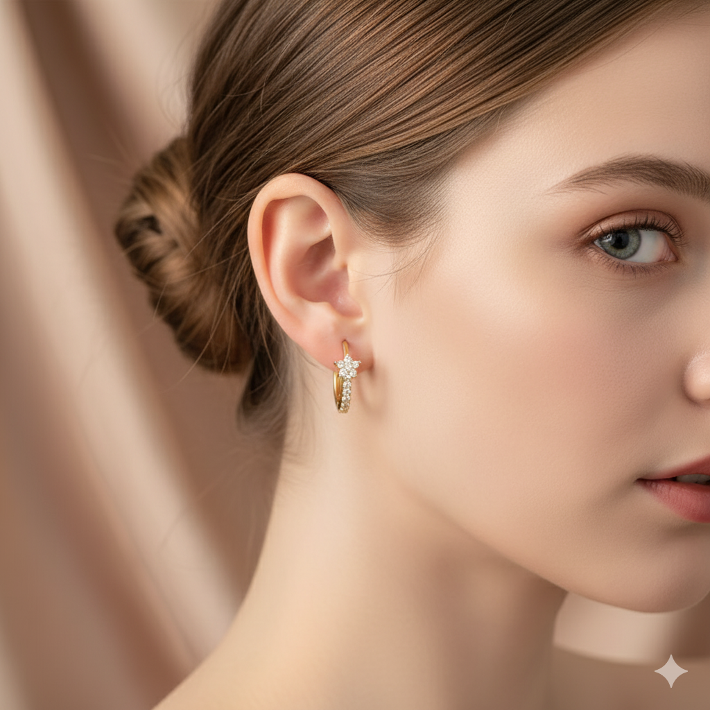 Shopie | Sterrenbloem Oorbel