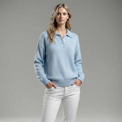 Olivia | Pull polo doux