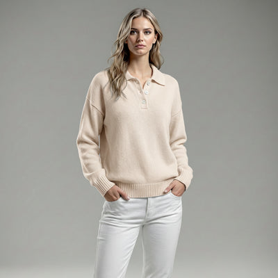Olivia | Pull polo doux